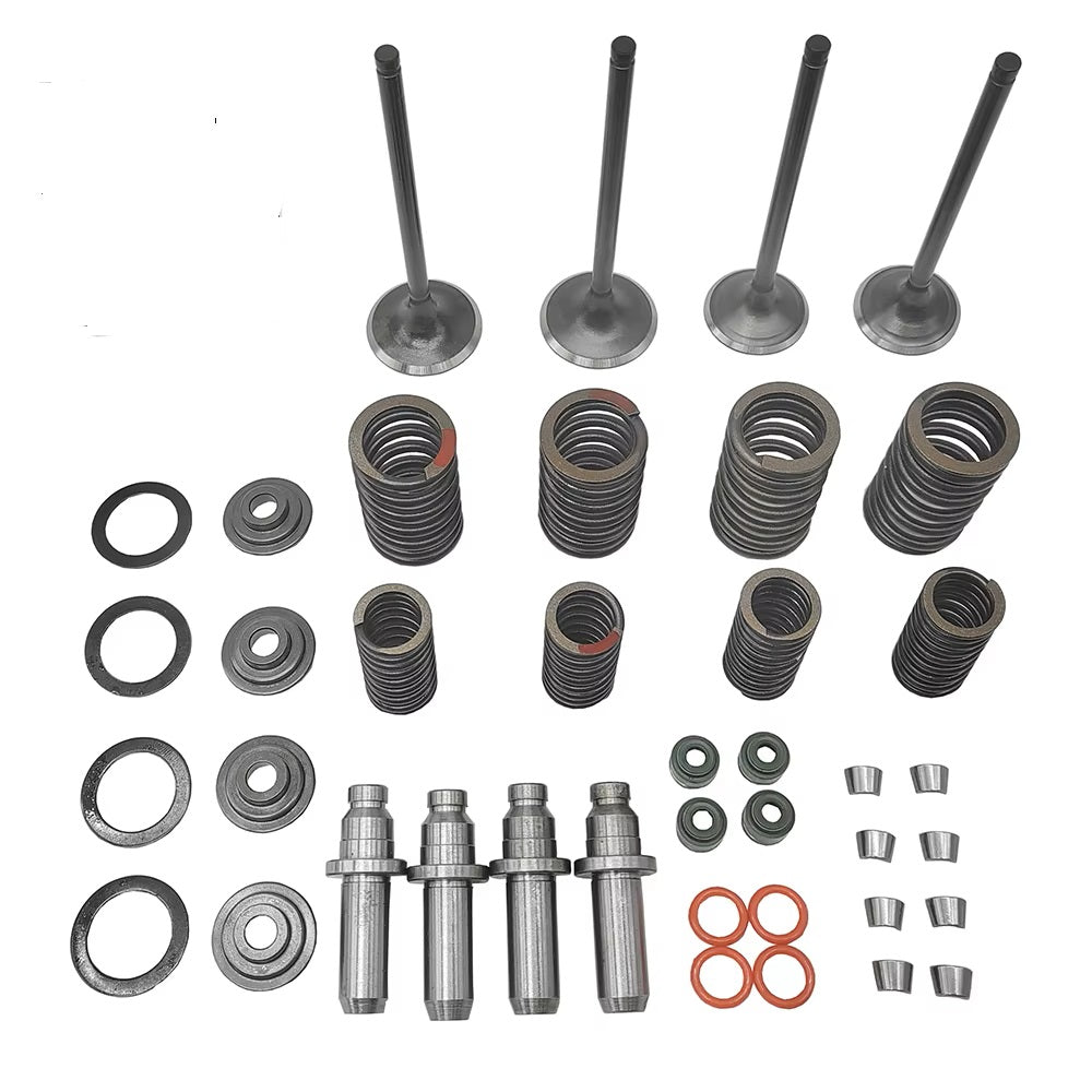 Dirt Racing Intake Exhaust Valve Seal Spring & Valve Guides Kit 1996-2014 Honda TRX400 XR400R