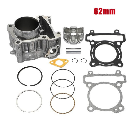 Dirt Racing Cylinder Kit 62mm Big Bore Barrel Set 2008-2013 Yamaha YZFR125 Modified Engine Piston Kit