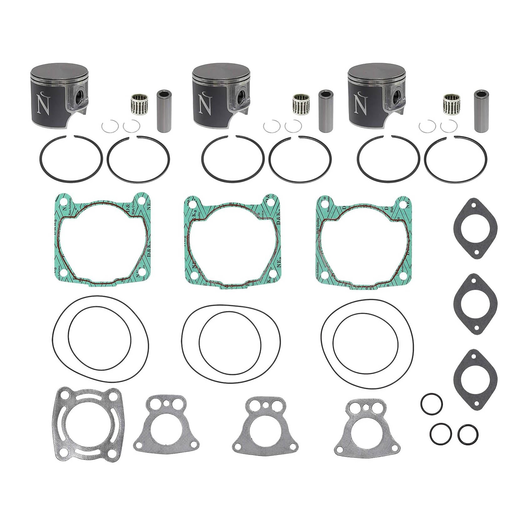 Namura Technologies Top End Kit Polaris 1050 96-99, Namura Nw-50000-2k1 +0.50 81.50mm