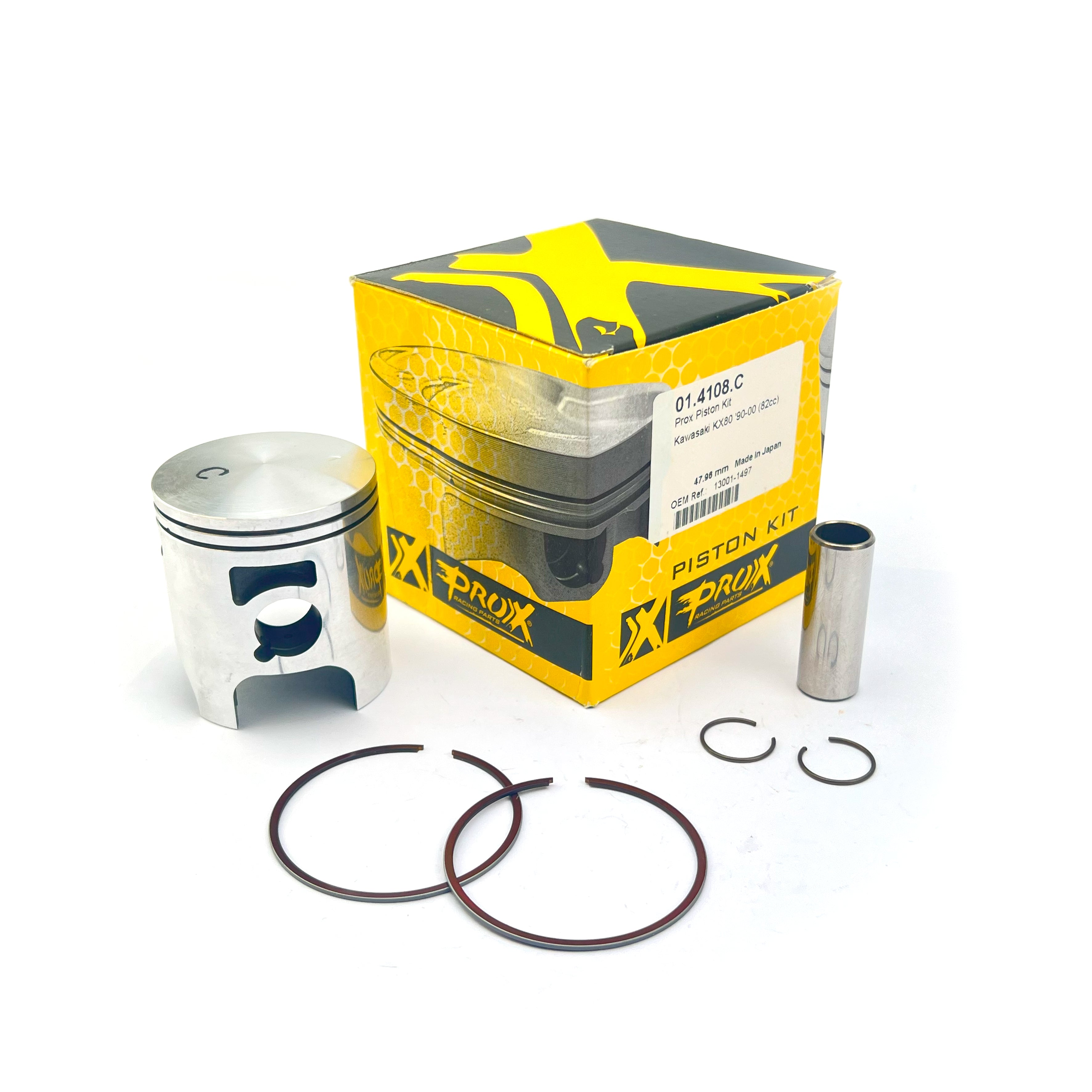 Pro-X Racing Piston Kit 88-00 KX80 48.00 C, Prox 01.4108.c