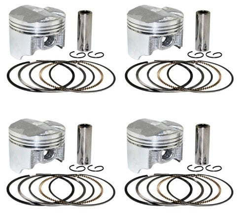Dirt Racing Piston Kit Set of 4 56.00mm CB400 Honda Cb-1 Cb1 Cb 1 CB400SF Vtec 400 I Ii Iii Iv NC31 NC36 NC39