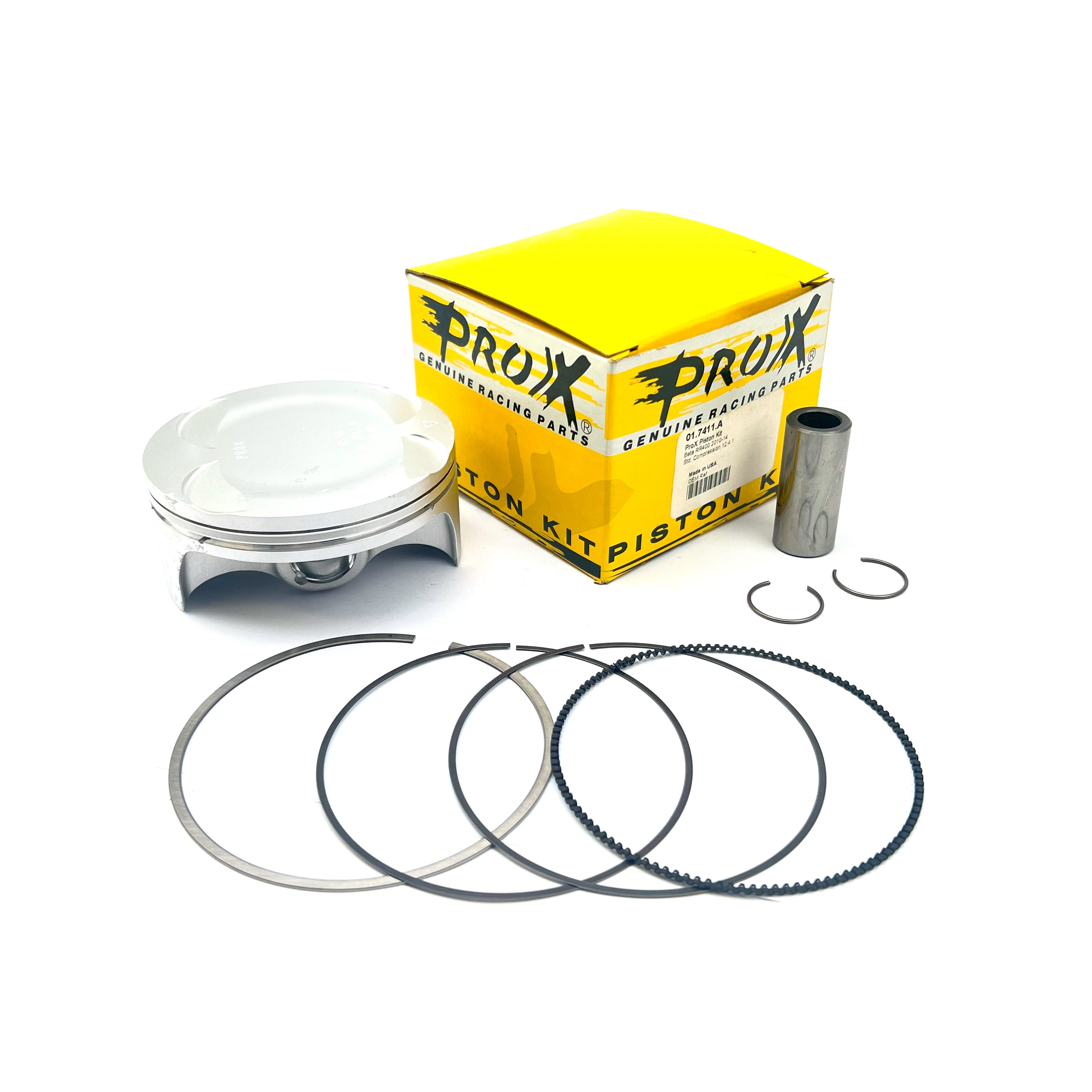 Pro-X Racing Piston Kit 10-14 Beta 4t 95.00, Prox 01.7411.a Beta 400rr, Beta RR400 '10-14 12.4:1 CR