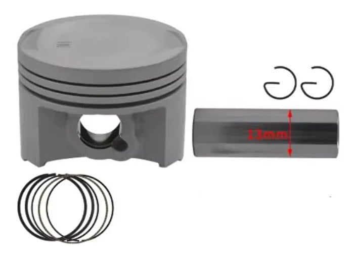 Dirt Racing Piston Kit 52.9mm 0.5 O/S Honda CBF125 SDH125-51 WH125-7 WH125-8 13mm Pin