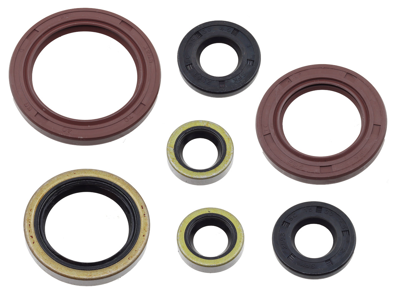 Psychic Engine Oil Seal Set SX-F/FE/FC/EC/ex 250/350 16-24, Psychic MX-09096 822372 P400270400078 KTM/husky/gas