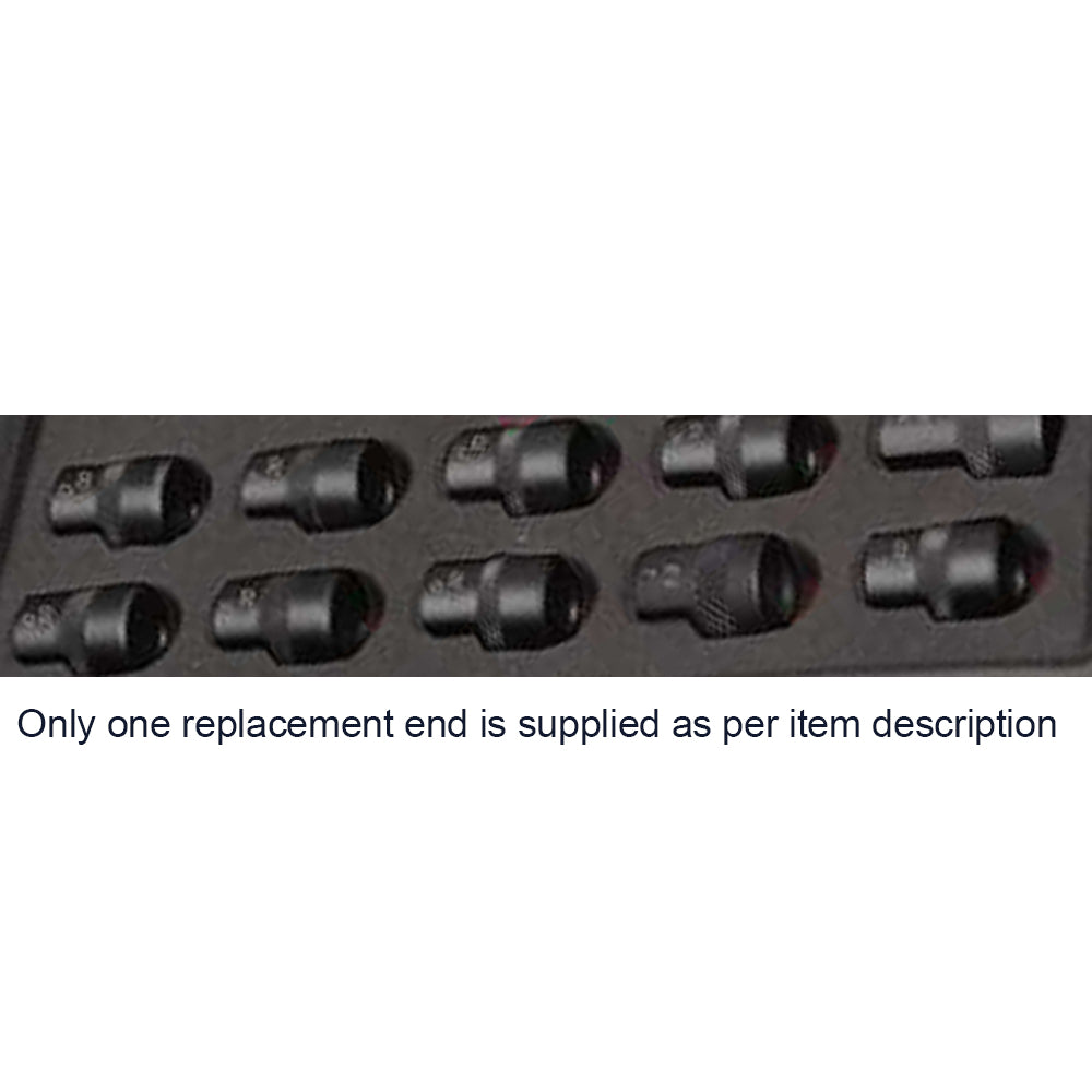 Bikeservice Tools Spoke Torque Replacement Head Steel 6.30 mm S