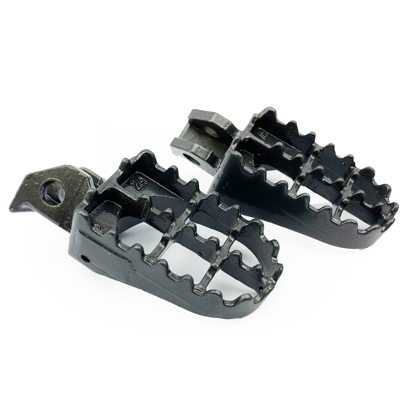 FIR Foot Pegs Steel Grey 2003 - 2018 Suzuki RM 85 L