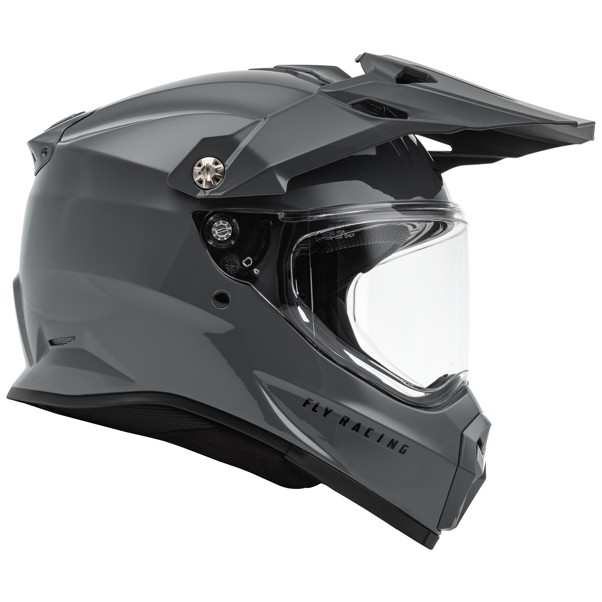 Fly Racing Trekker Solid Helmet (Grey), Size Small 600229GRY-S