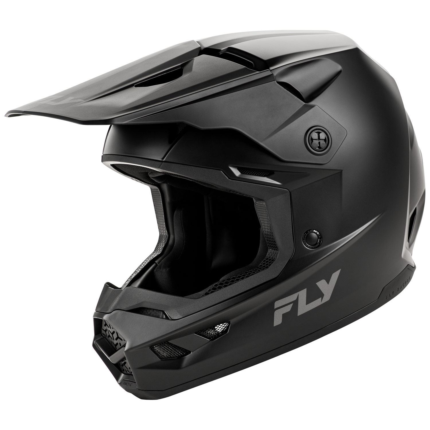 Fly Racing Kinetic Solid Helmet (Matte Black), Size XSmall 600239BLK-XS