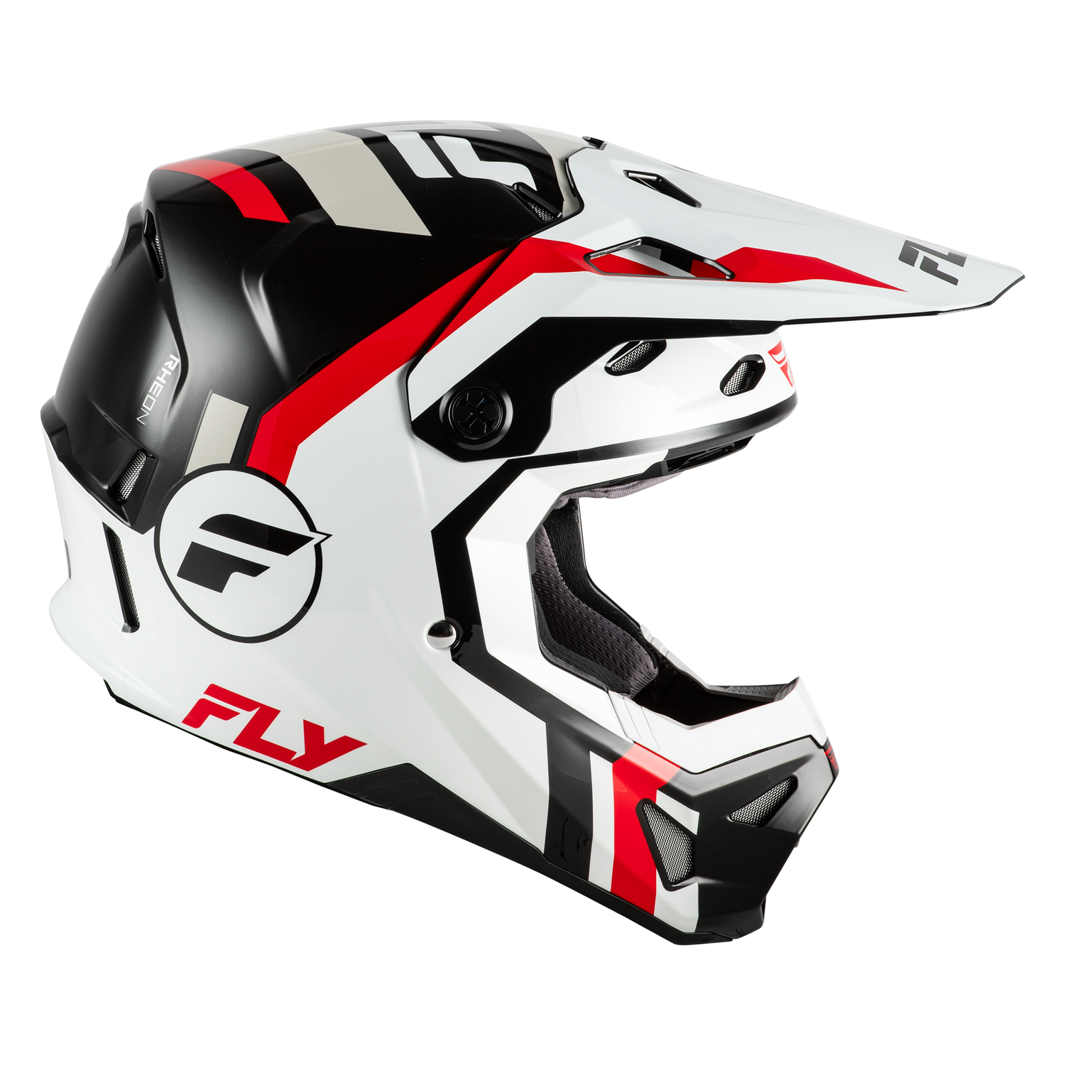 Fly Racing Formula CP Seal Helmet (White/Black/Red), Size Medium 600284RED-M