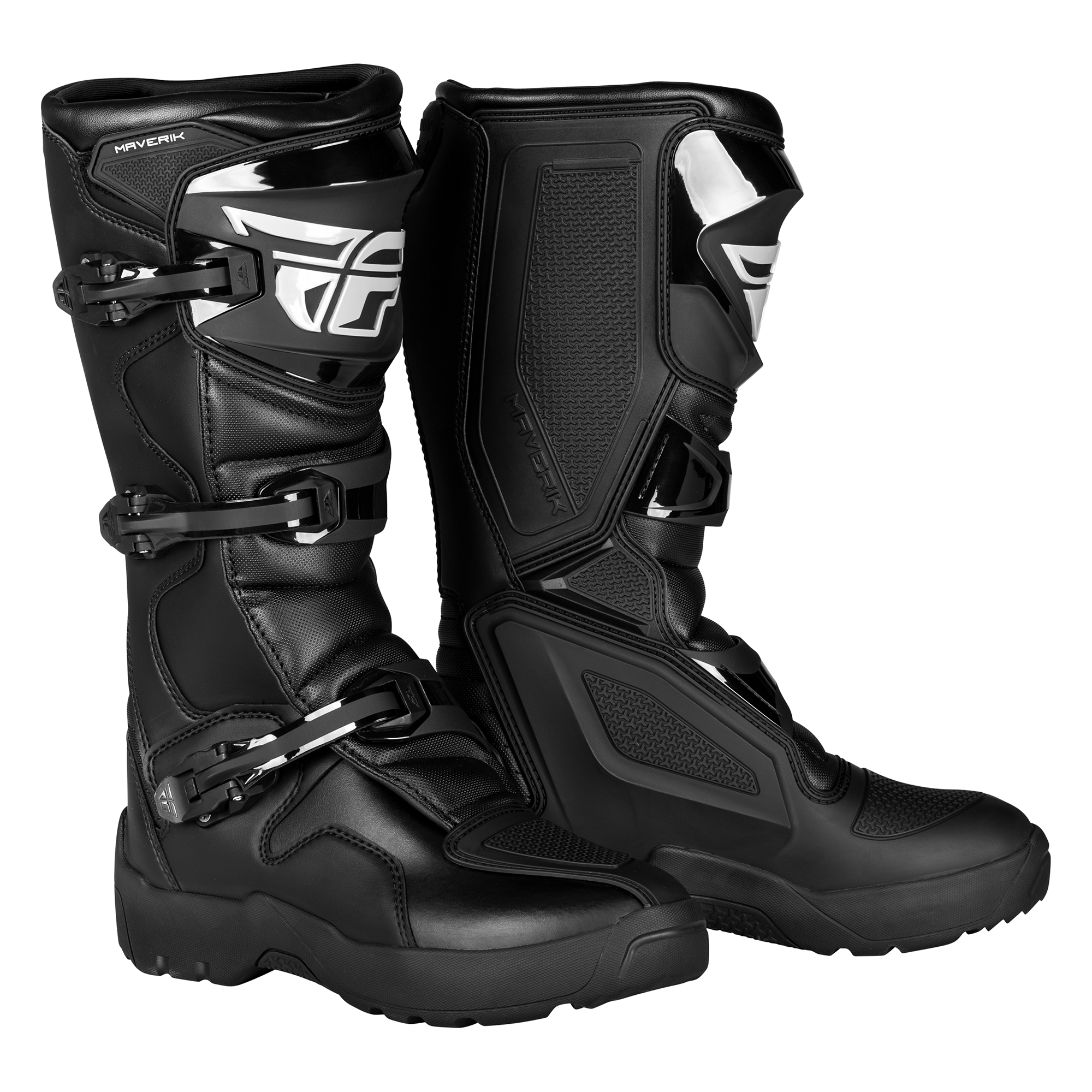Fly Racing Maverik Enduro LT Boot (Black/Black), Size 13 600333BLK-12