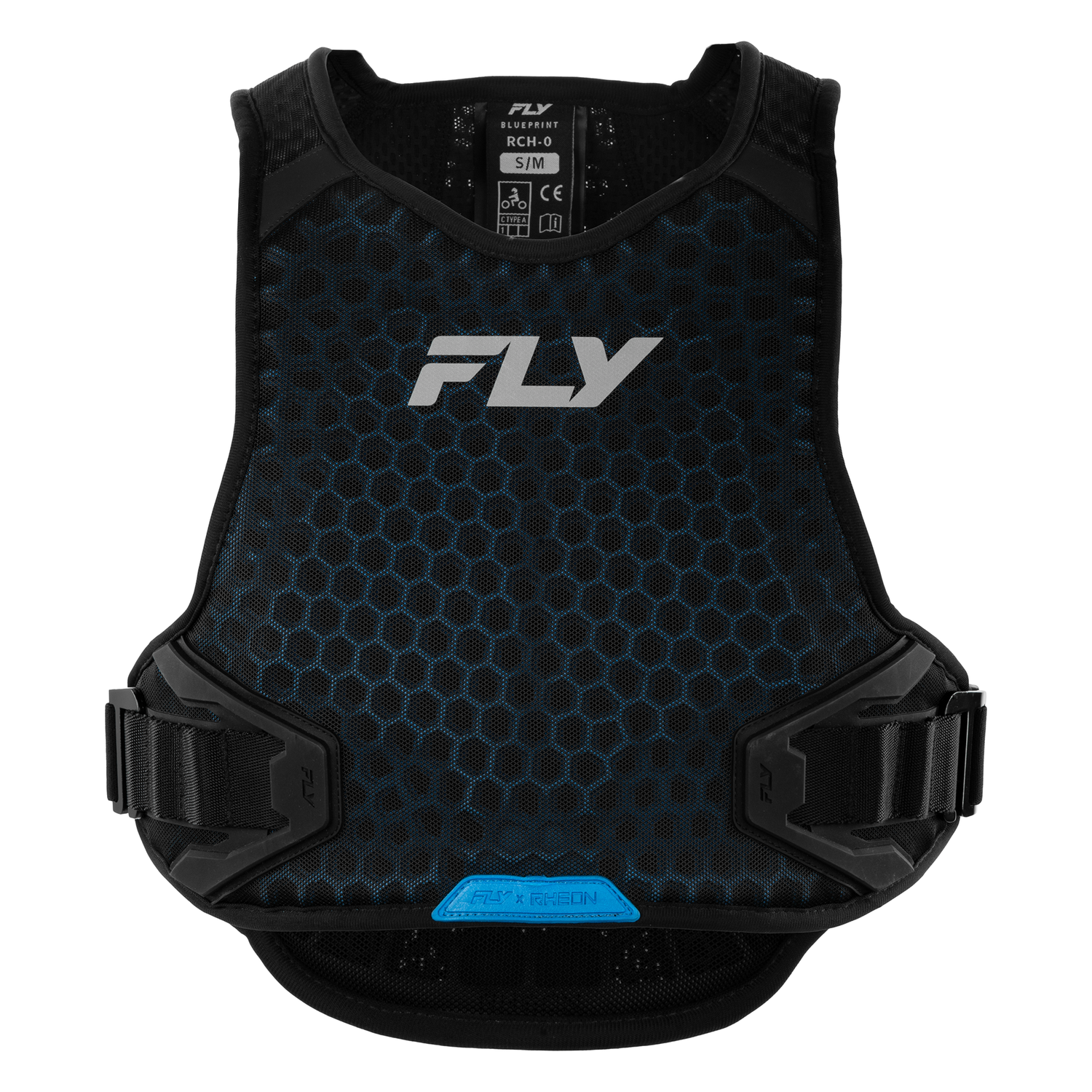 Fly Racing Blueprint RCH-0 Under Jersey Protector, Size Small/Medium 600365BLK-S/M