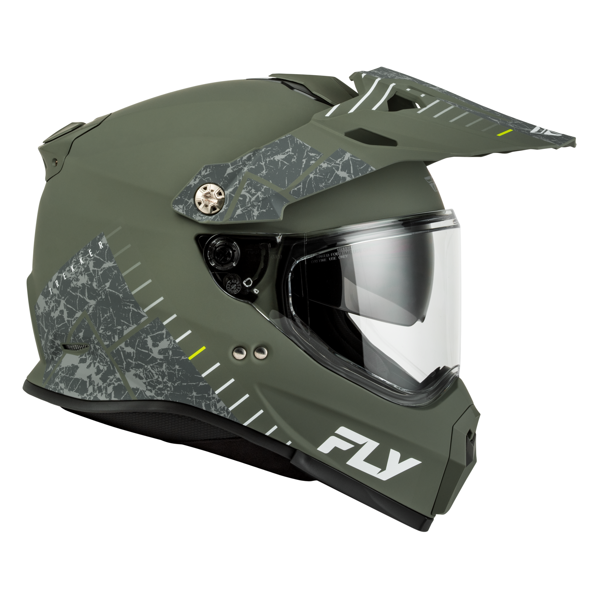 Fly Racing Trekker Helmet (Matte Sage/Grey), Size Medium 600380GRN-M