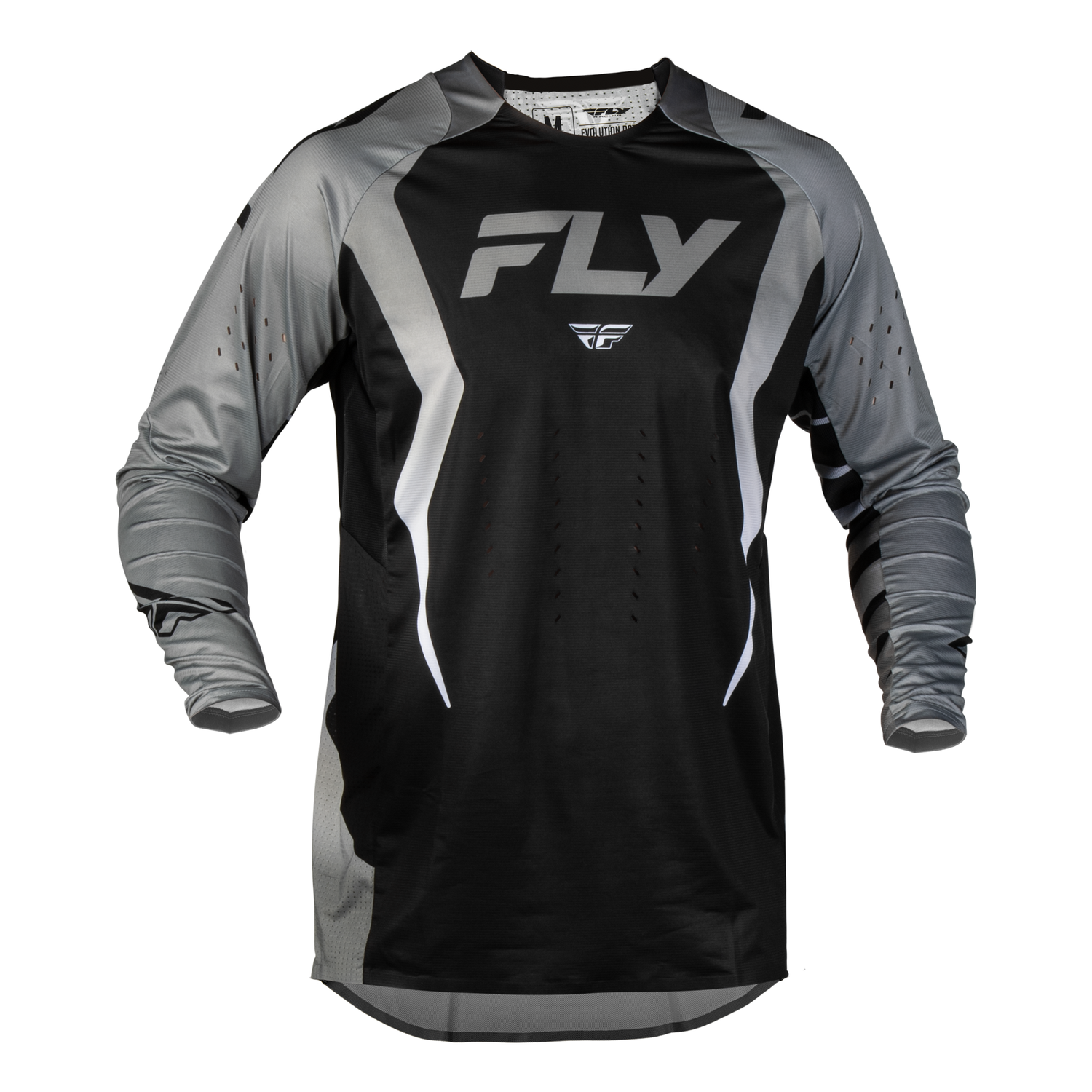 Fly Racing Evolution DST Bolt Jersey (Black/Grey), Size Small 600383GRY-S