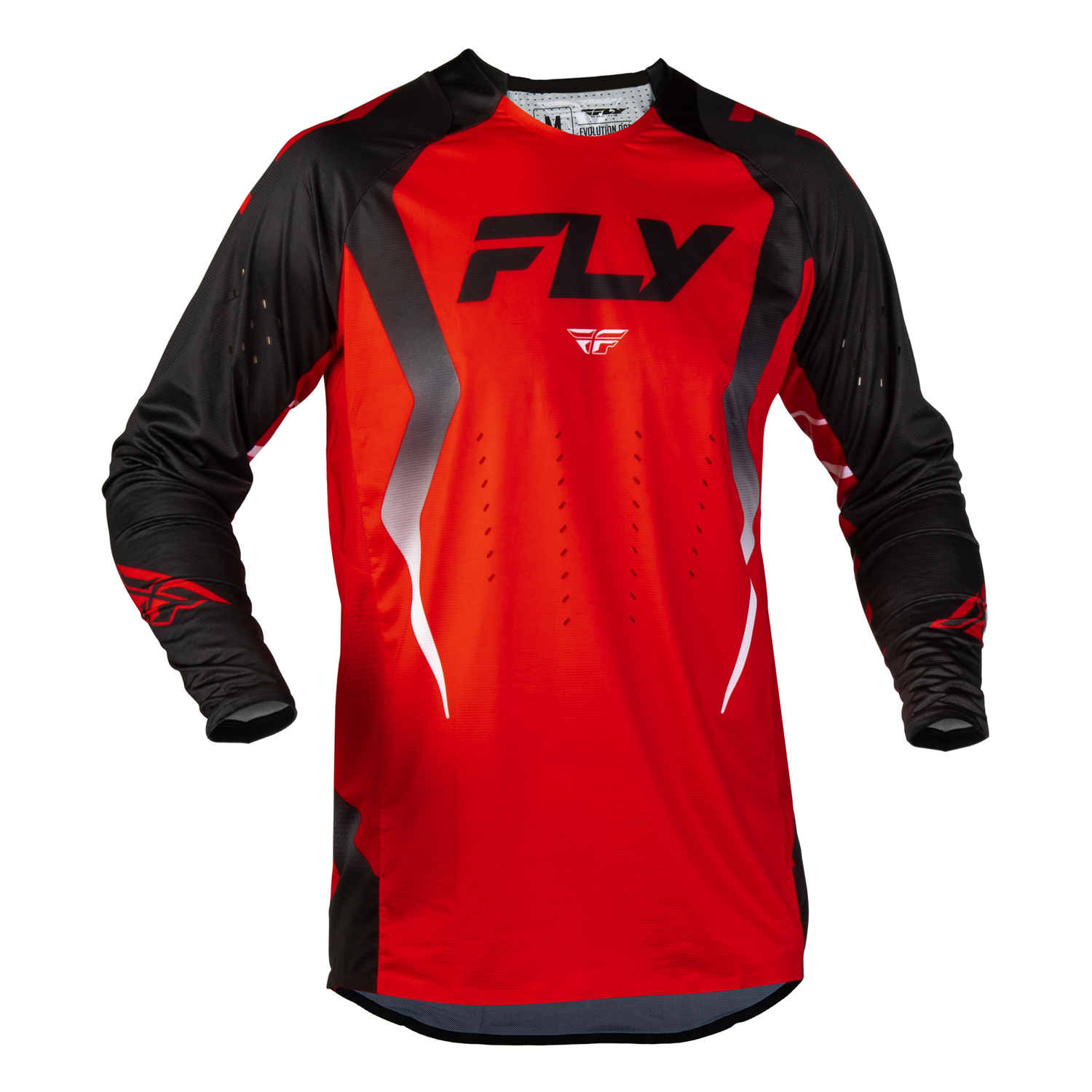 Fly Racing Evolution DST Bolt Jersey (Red/Black/White), Size Small 600383RED-S