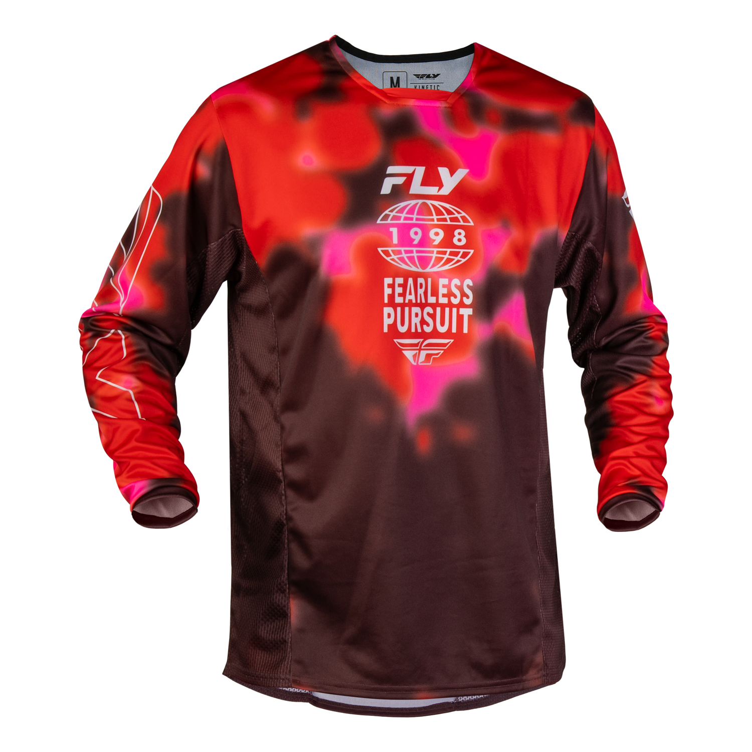 Fly Racing Kinetic Blur Jersey (Red/Maroon), Size Large 600395RED-L