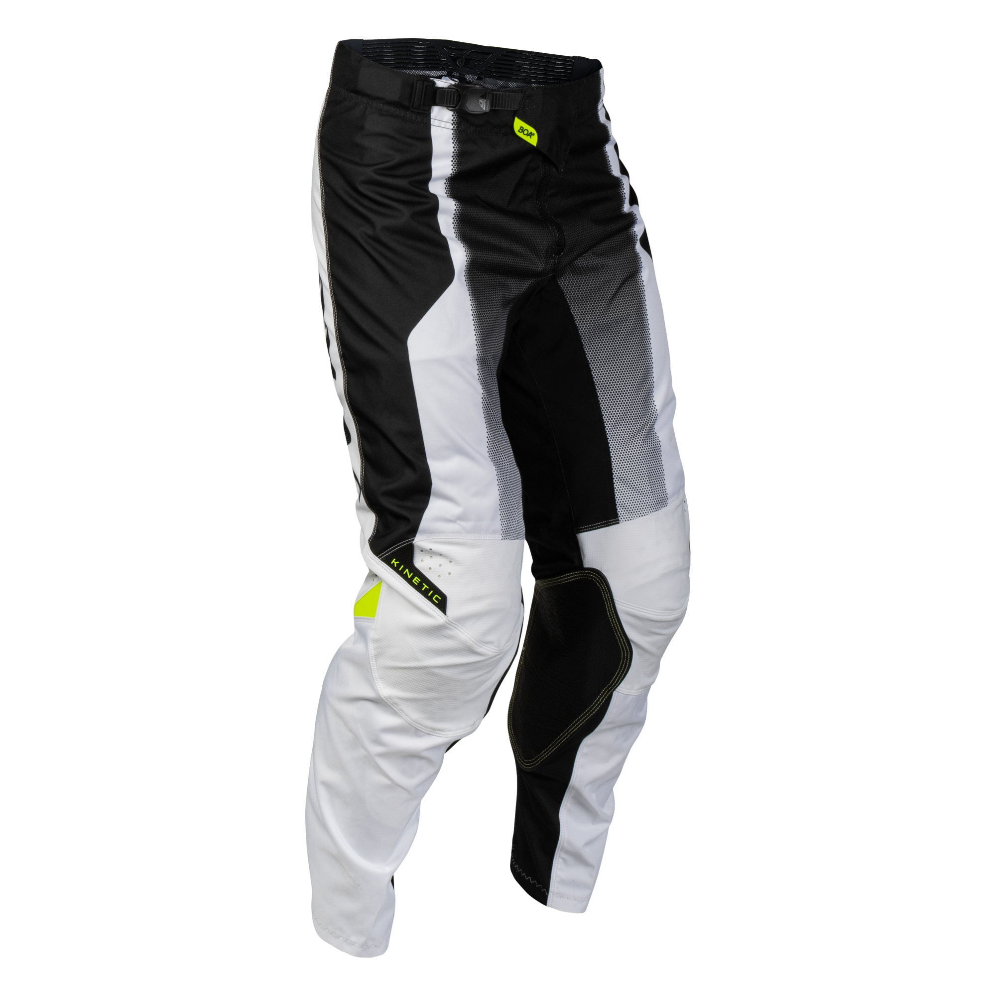 Fly Racing Kinetic Fade Pants (White/Black/Hi-Vis), Size 32 600398WHI-32