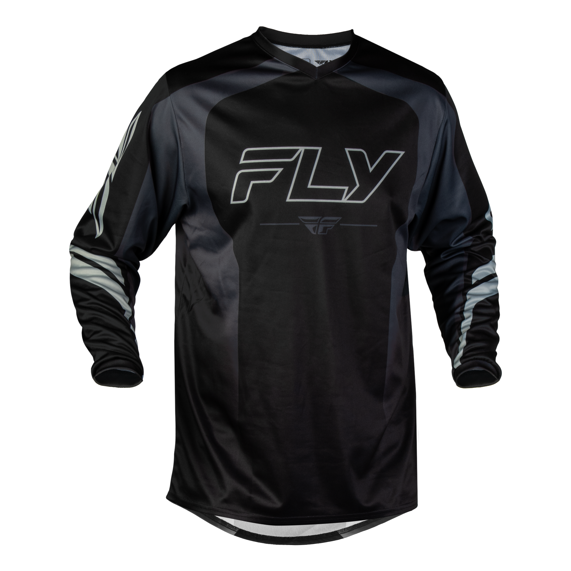 Fly Racing F-16 Raze Jersey (Black/Grey), Size 2XLarge 600403BLK-2XL