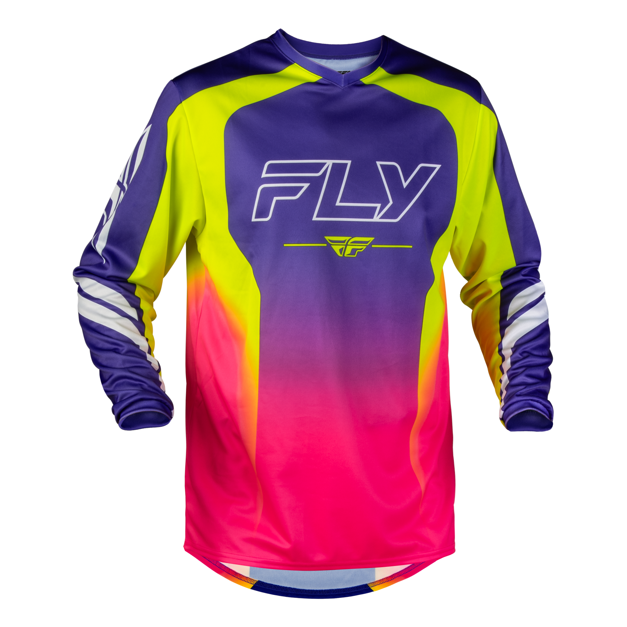 Fly Racing F-16 Raze Jersey (Purple/Red/Yellow), Size 2XLarge 600403PUR-2XL