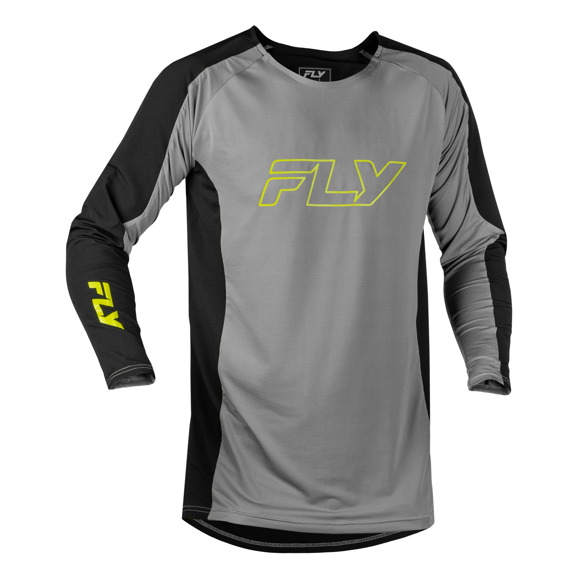 Fly Racing Patrol Elite Jersey (Grey/Black/Hi-Vis), Size Large 600409GRY-L