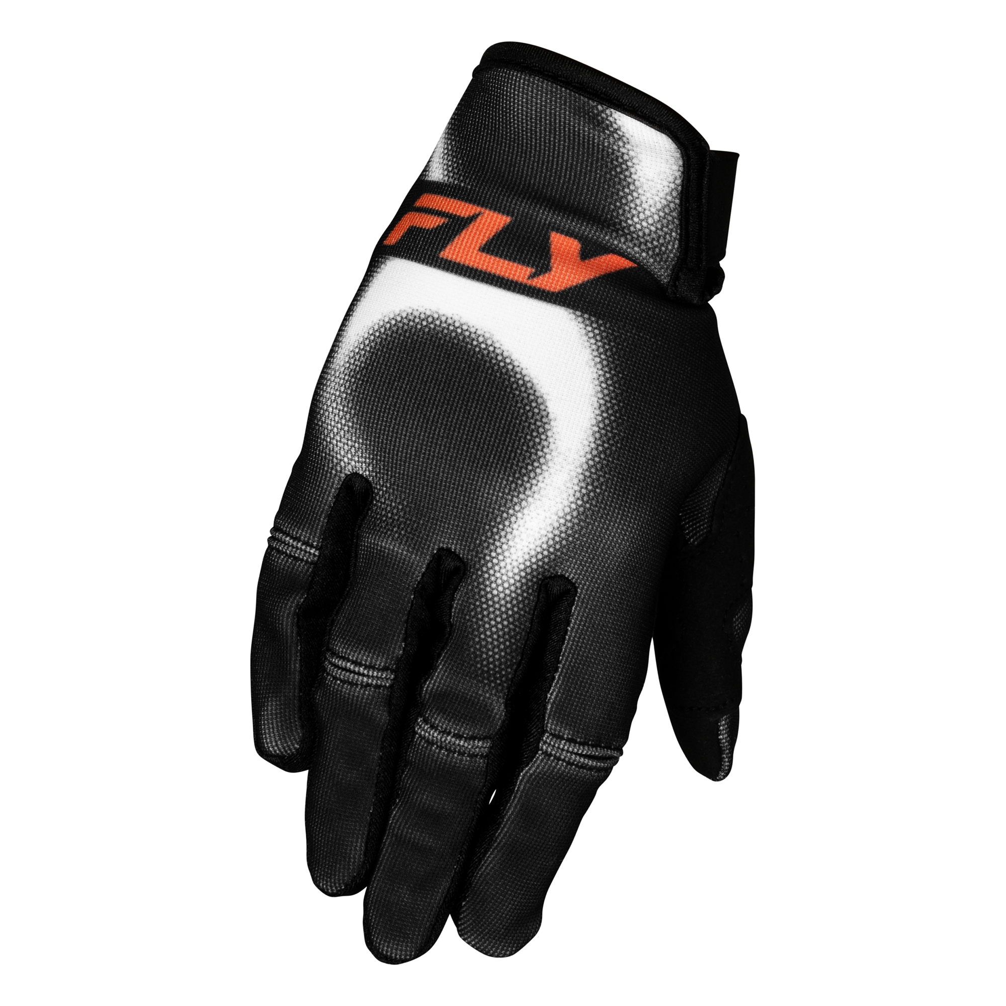 Fly Racing Youth Kinetic Torch Gloves (Black/White/Orange), Size Youth Small 600433BLK-YS