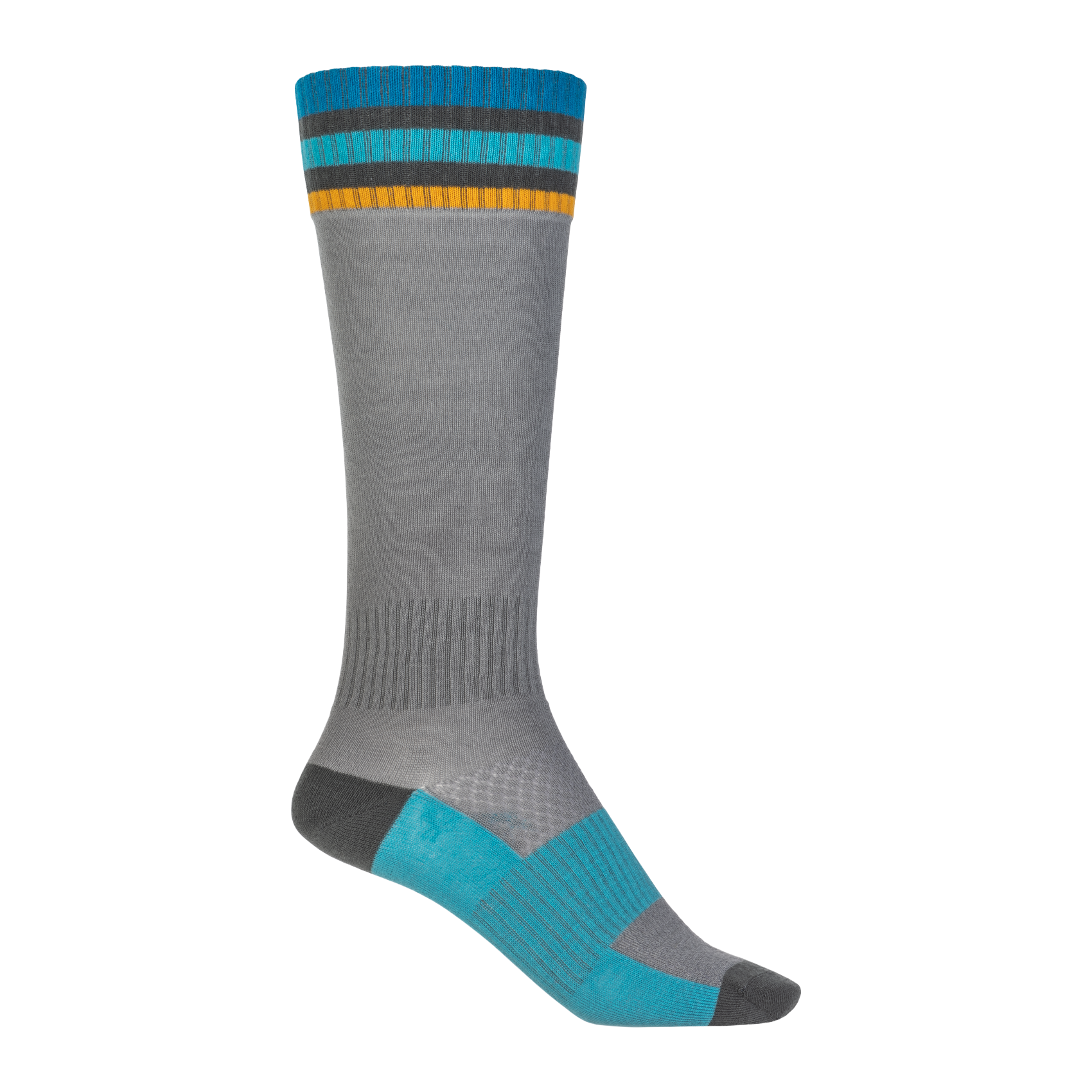 Fly Racing MX Sock Thin (Grey), Size Small/Medium 600435GRY-S/M