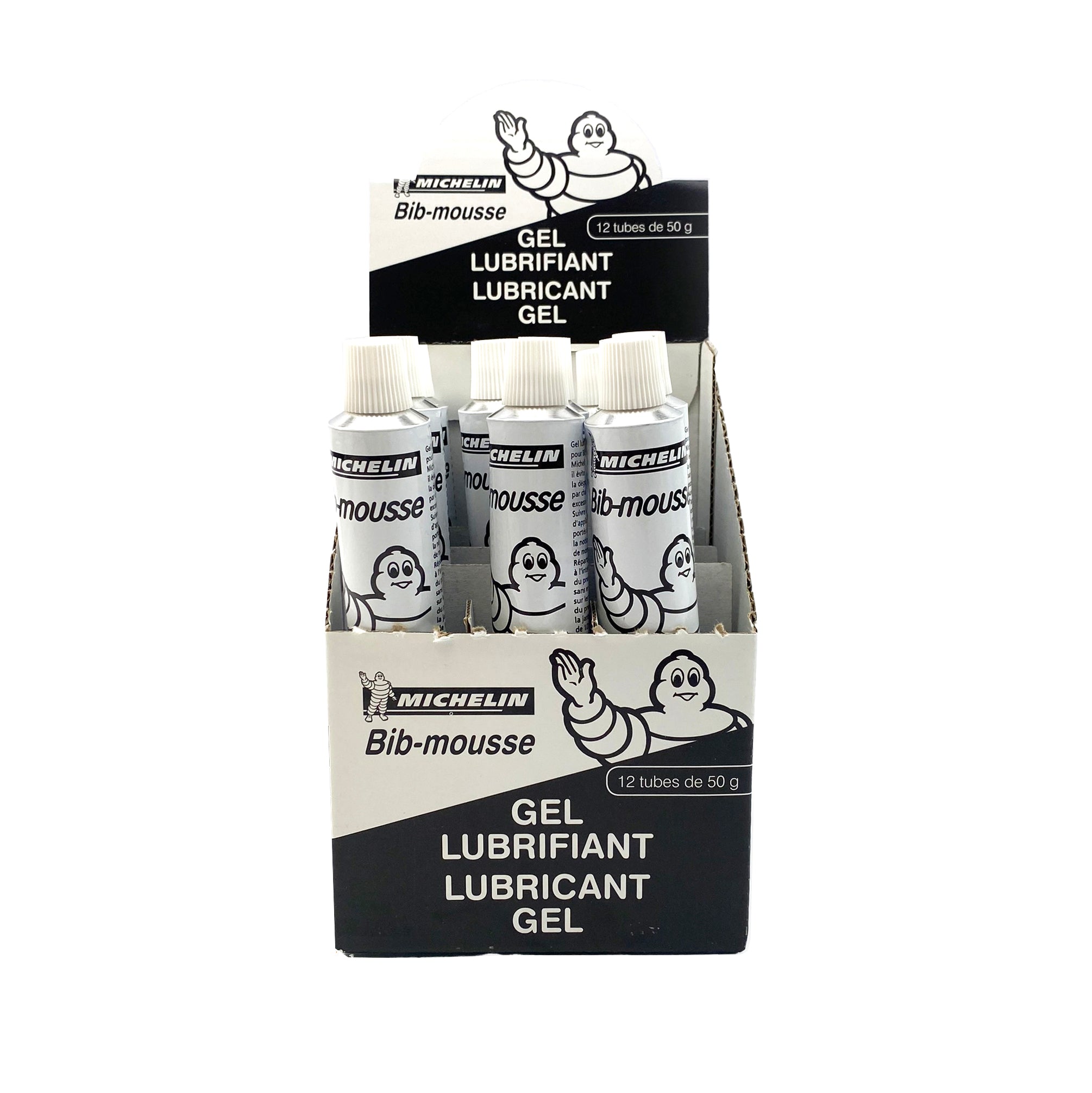 Michelin Michelin Bib Mousse Gel Tube Pack 12, 551165 Lube, 50g Tube