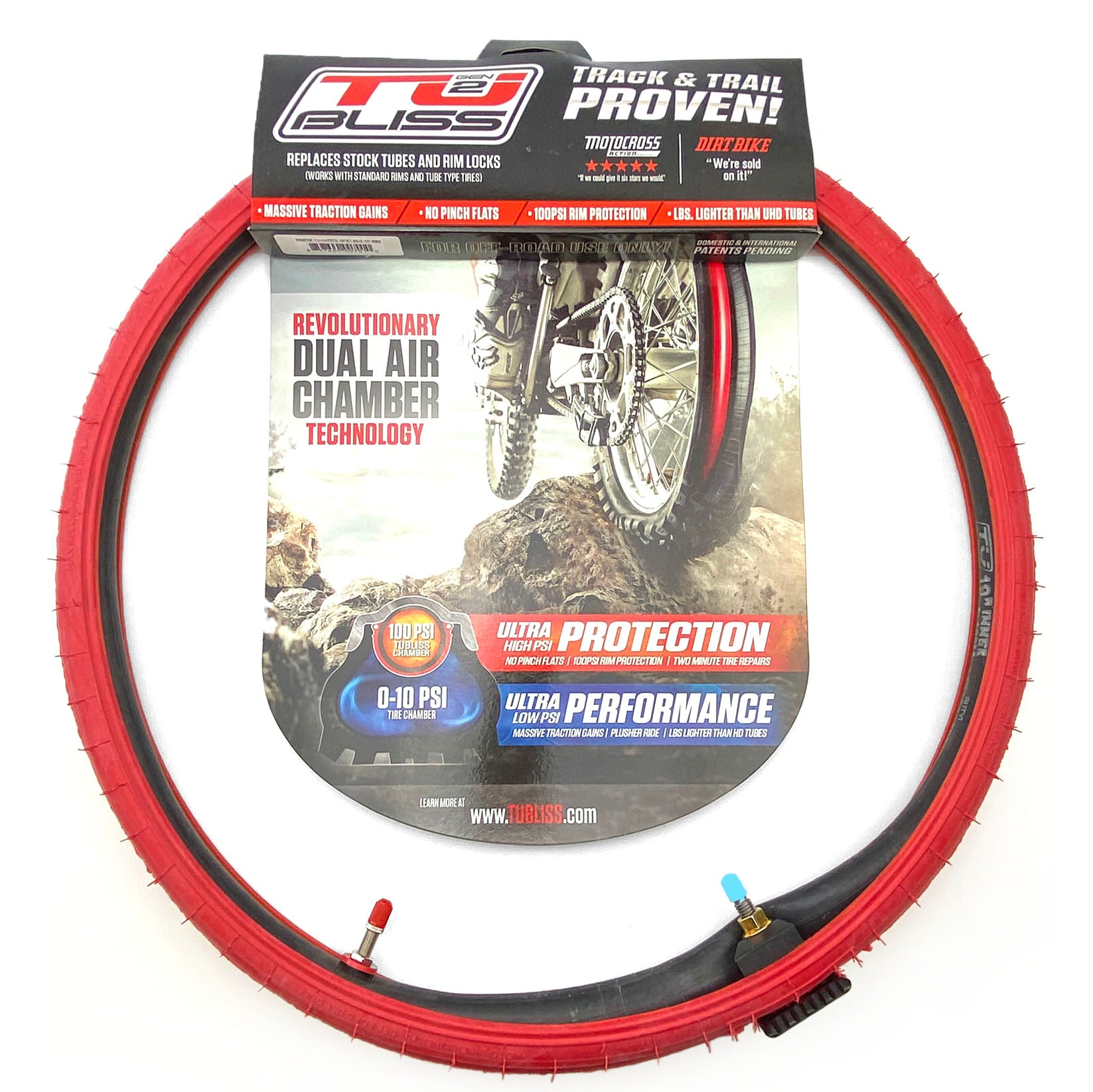 TUbliss Tubliss System 19x1.85/2.15, 999-TUB19, Pinch Puncture Proof