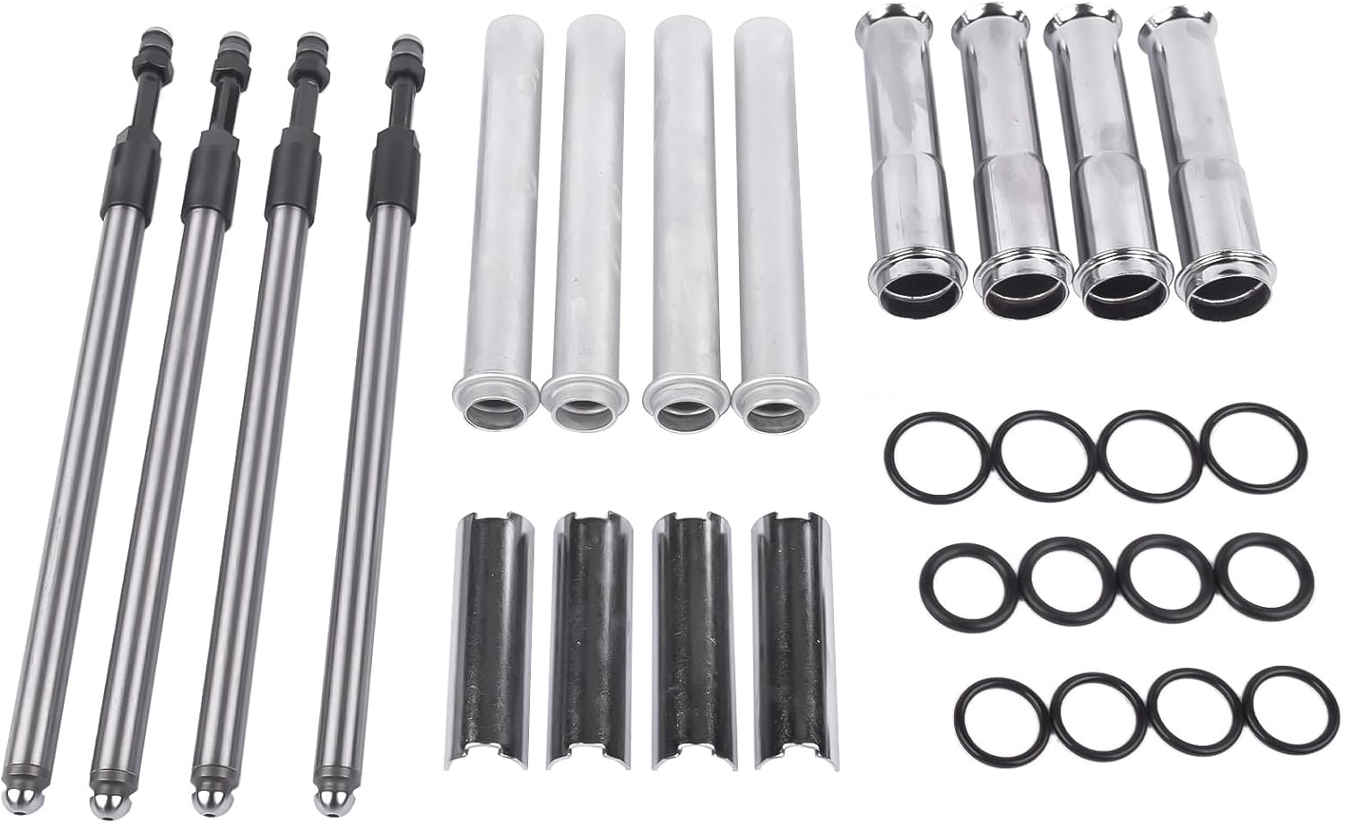 Dirt Racing Adjustable Pushrod Kit 99-17 HARLEY-DAVIDSON Twin Cam 88 96 103 110 106-6051