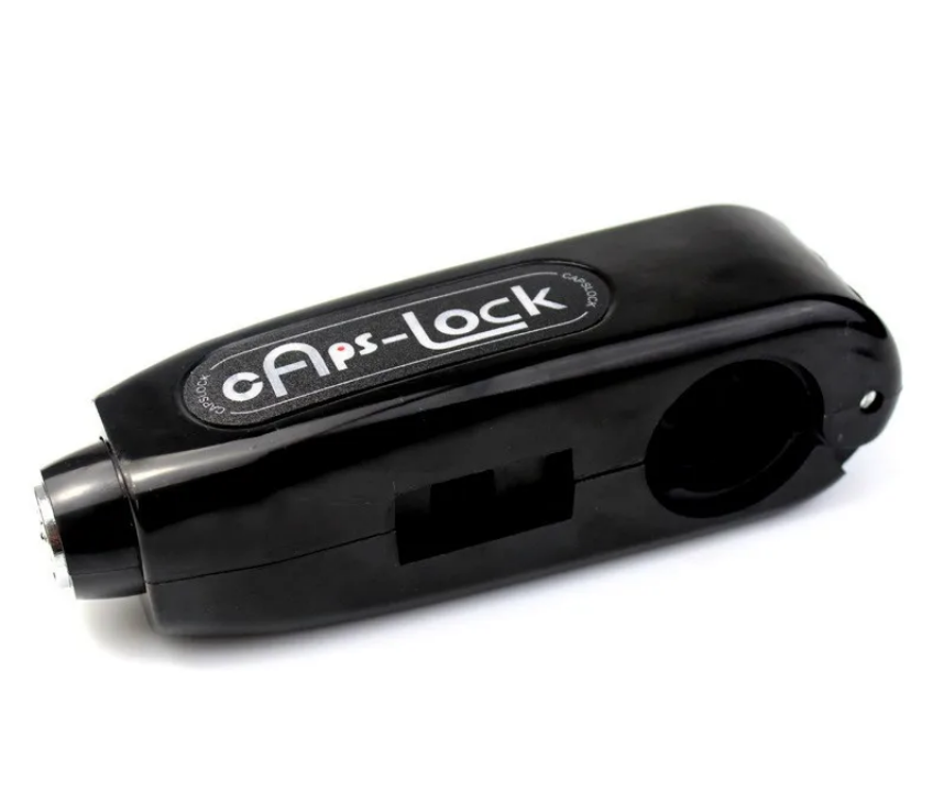 Dirt Racing Handlebar Grip Lever Lock - Black - Anti Theft Safety Device