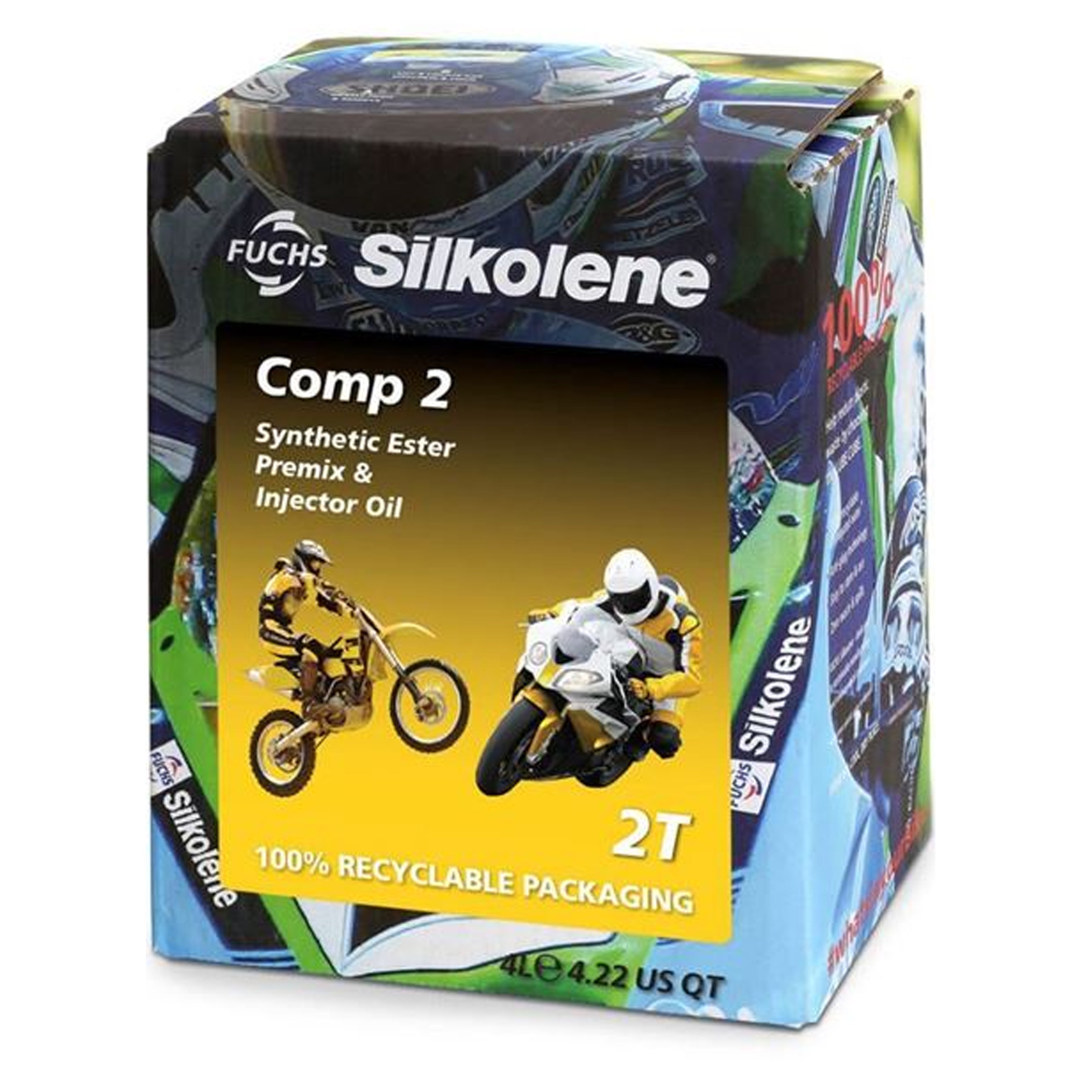 Silkolene Oil 4lt Comp-2 Silkolene Oil 2-stk, 602013422