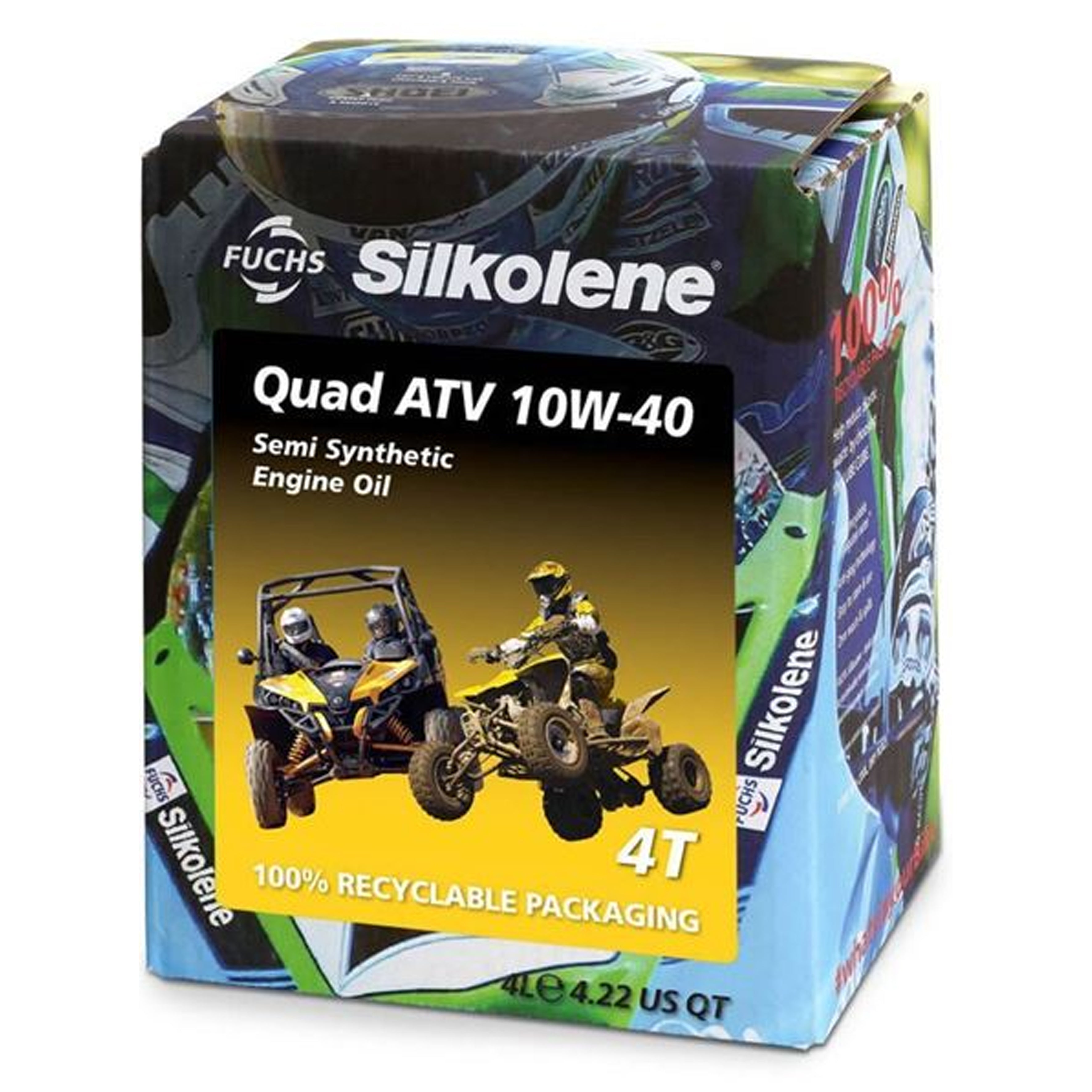 Silkolene Oil 4lt Quad ATV 10/40wt Silkolene, 602200280
