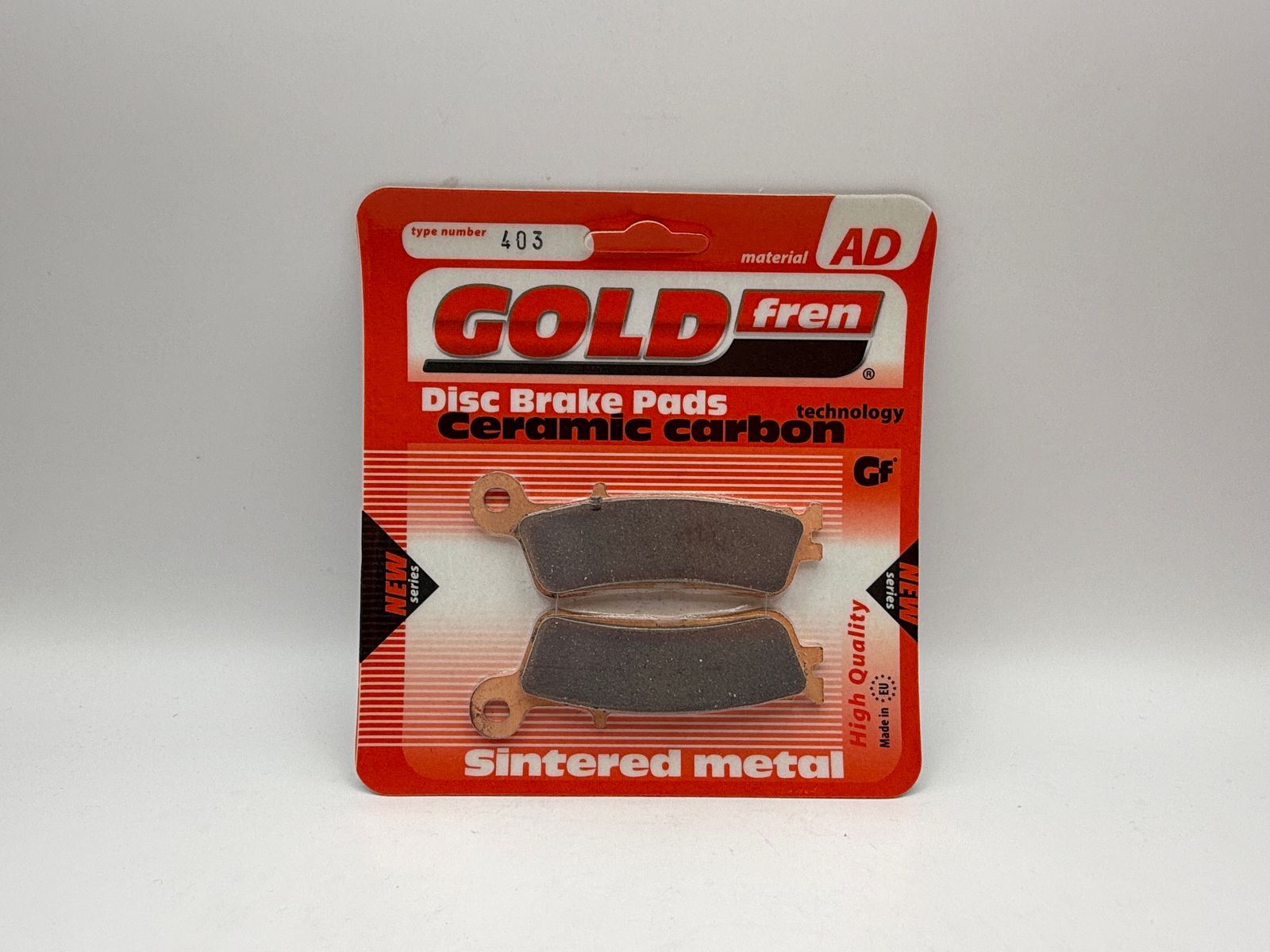 Gold Fren Brake Pads Sintered Yamaha YZ125-250 22-25, YZ250F 21-25, YZ450F 20-25, YZFX/WRF450 21-25,  YZFX/WRF250 22-25 Front (R) Ad