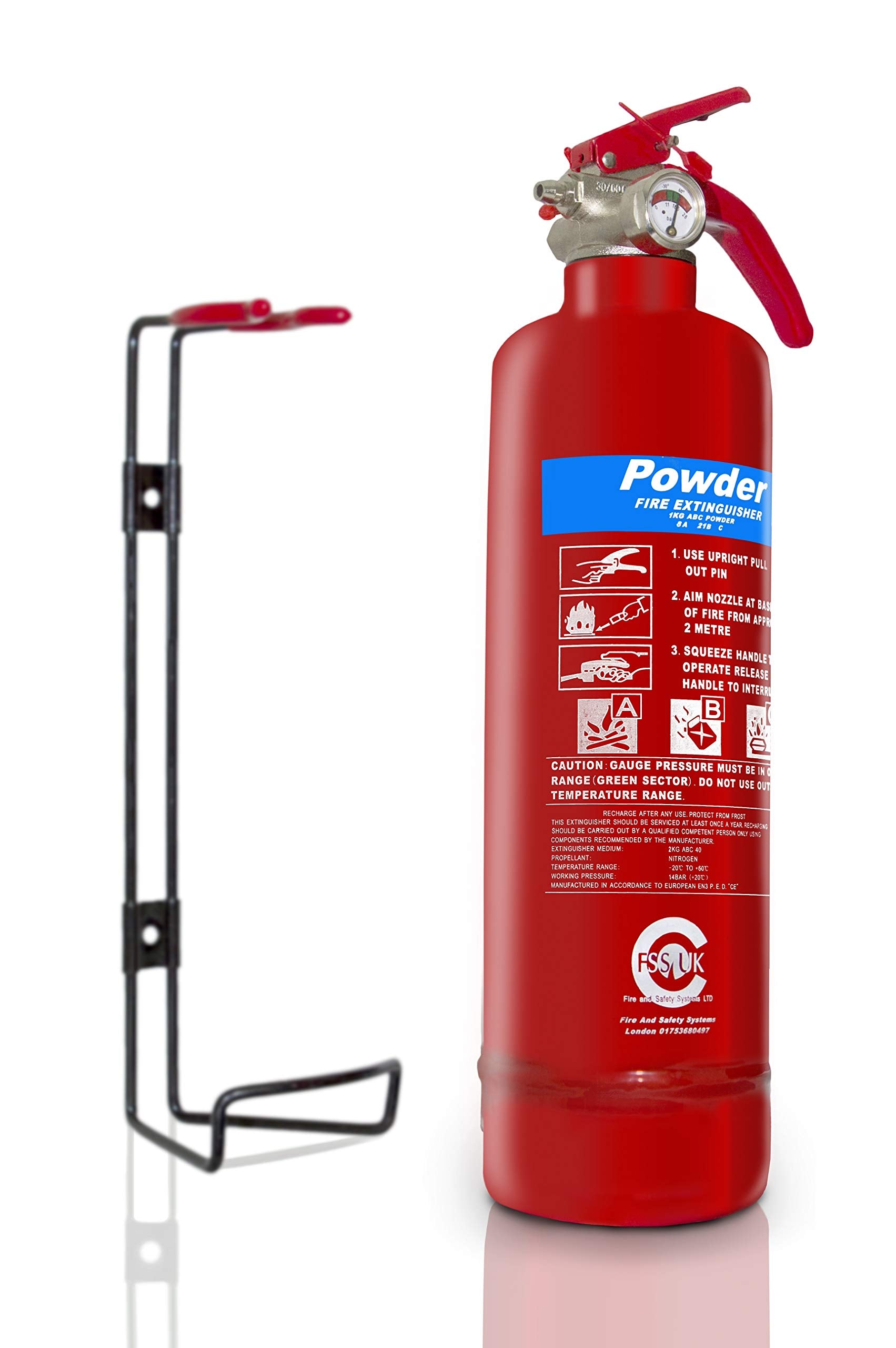 FIR Abc Dry Powder Fire Extinguisher, 1kg, Re FAB19