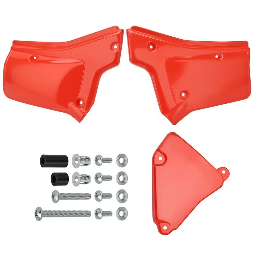 Dirt Racing Side Panels Left & Right Covers Red Honda 84-03 XR200R XR250R 206107