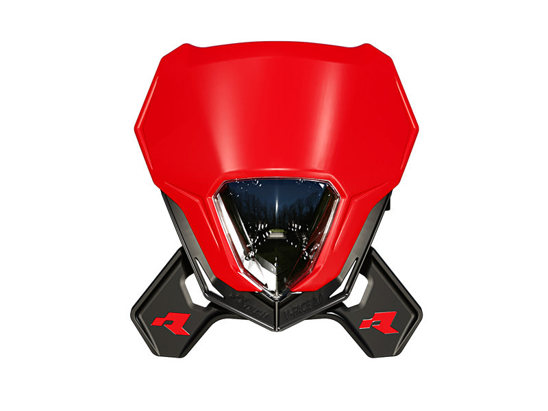 Rtech Plastics V Face 2.0 Full Led Headlight R-tech Red R-maskrsnr025