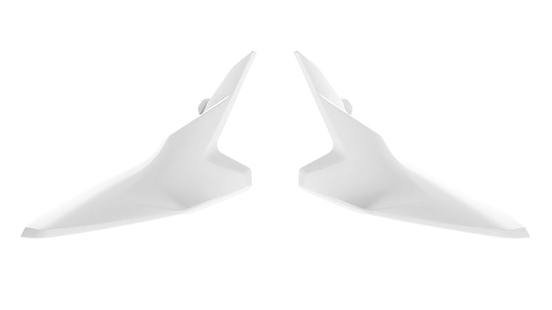 Rtech Plastics Side Panels 2024-25 KTM SX 65, Gas Gas MC 65 2024-2025, White Rtech R-fiKTMbn2465