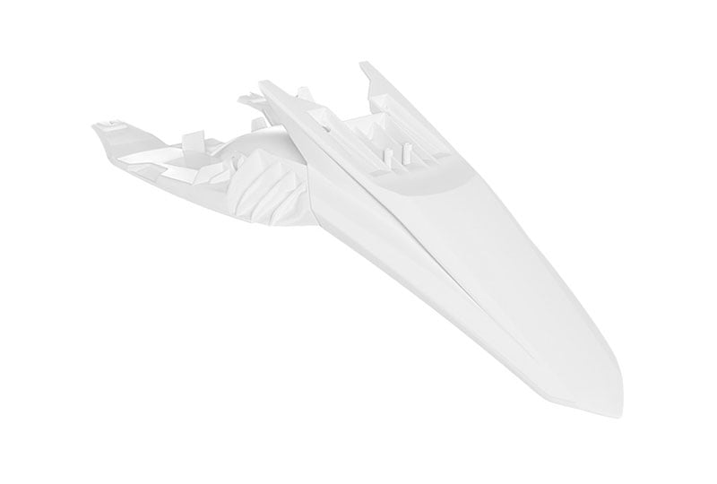 Rtech Plastics Rear Fender 2024-2025 KTM SX 65, Gas Gas MC 65 2024-2025, White Rtech R-ppKTMbn2465