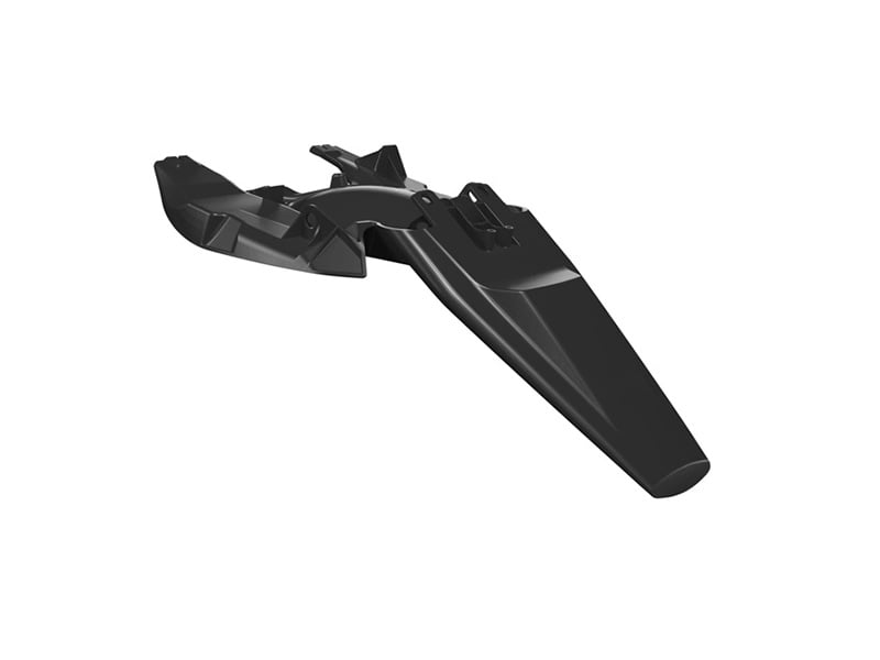 Rtech Plastics Rear Fender 2024-2025 Husky TC65, Black, Rtech R-pphsqnr0165