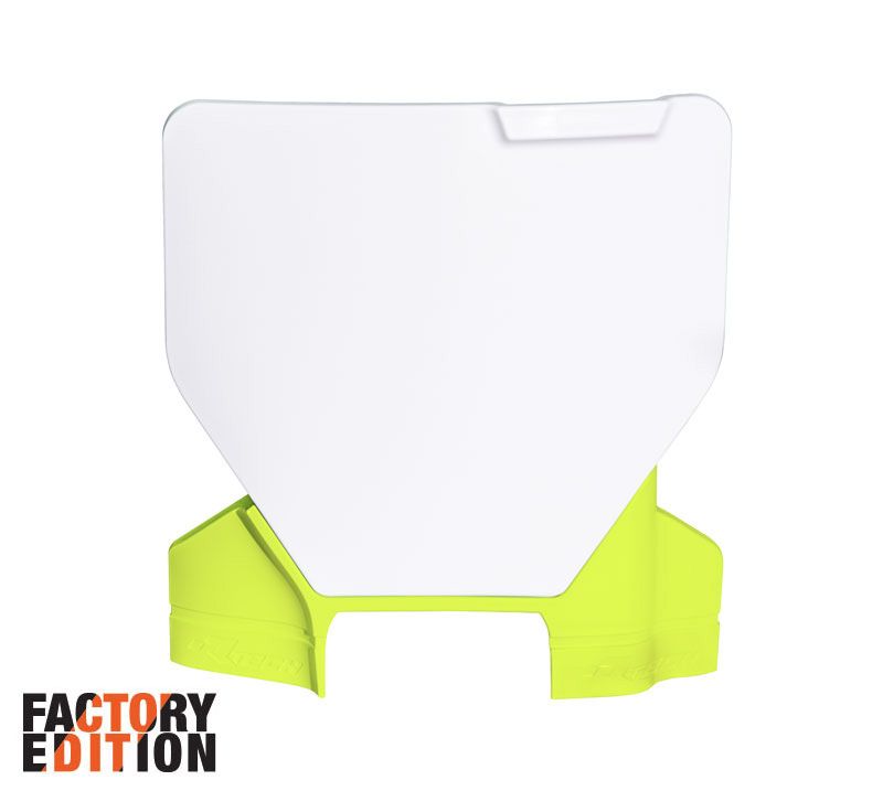 Rtech Plastics Factory Front Plate 2023-2025 Husky TC/FC, White/yellow Oem 24, Rtech R-tbhsqbngq93