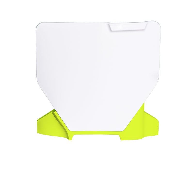 Rtech Plastics Front Plate 2023-2025 Husky TC/FC, White/yellow Oem 24, Rtech R-tbhsqbngq23