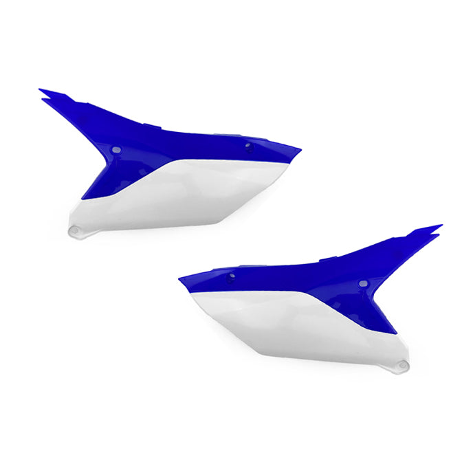 Rtech Plastics Side Panels 2023-2025 YZ450F Yamaha Blue/white, Rtech R-fiyzfblbn23