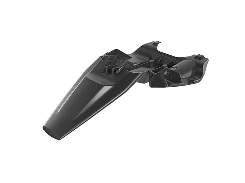 Rtech Plastics Rear Fender 24-25 Husky TC 50, Black, Rtech R-pphsqnr0050