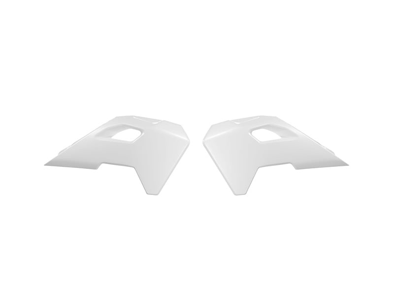 Rtech Plastics Radiator Scoop 2024-2025 TC 50 Husqvarna, White, Rtech R-cvhsqbn0050