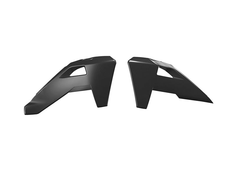 Rtech Plastics Radiator Scoop 2025 TC/TX/FC/FX Husqvarna, Black, Rtech R-cvhsqnr0025