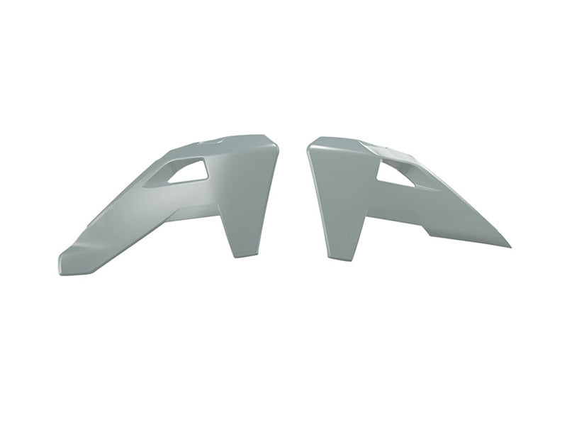 Rtech Plastics Radiator Scoop 2025 TC/TX/FC/FX Husqvarna, Grey, Rtech R-cvhsqgrh025