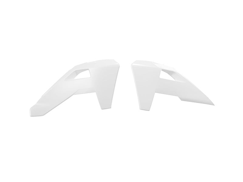 Rtech Plastics Radiator Scoop 2025 TC/TX/FC/FX Husqvarna, White, Rtech R-cvhsqbn0025