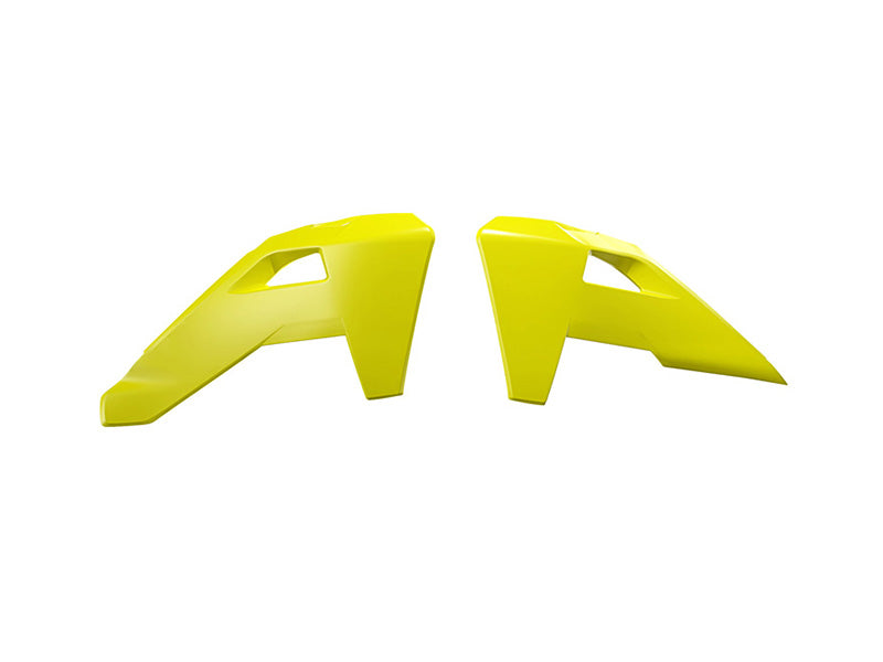 Rtech Plastics Radiator Scoop 2025 TC/TX/FC/FX Husqvarna, Hsq Yellow, Rtech R-cvhsqgq0025
