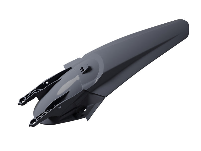 Rtech Plastics Enduro Rear Fender Triumph Tf 250-E / Tf 450-E 2025-2026, R-TECH R-PPTRIGR0026 Quantum Grey