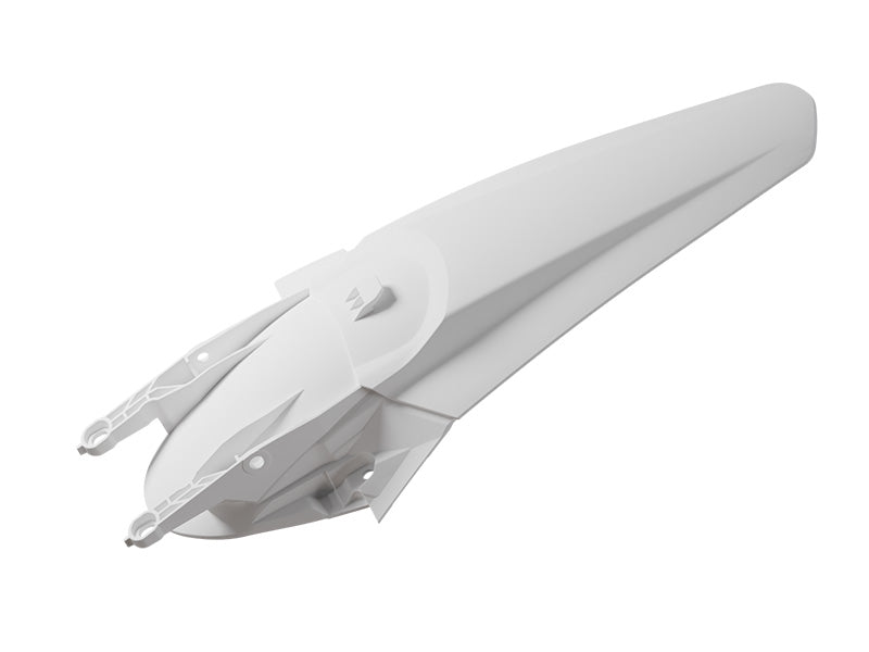 Rtech Plastics Enduro Rear Fender Triumph Tf 250-E / Tf 450-E 2025-2026, R-TECH R-PPTRIBN0026 White