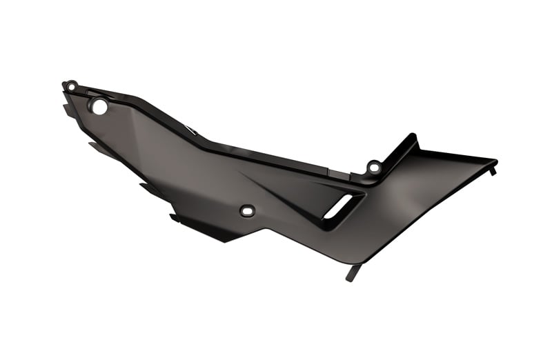 Rtech Plastics Center Side Panel Honda Transalp R-tech Black R-filcalpnr24